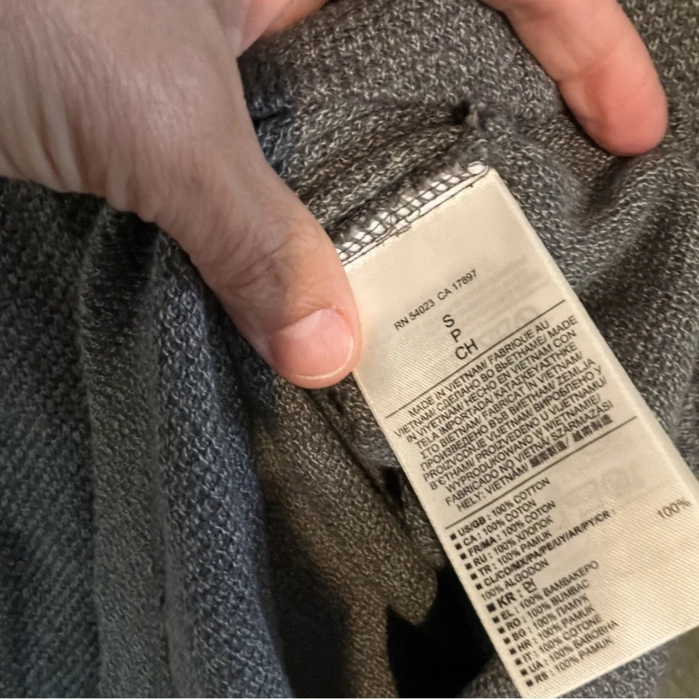 Banana Republic Heritage Collection Grey Thermal Henley Size Small